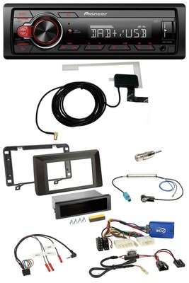 Pioneer 1DIN MP3 DAB USB Lenkrad Autoradio für Dacia Duster ab 2021