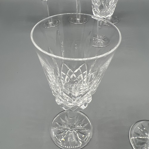 6 Waterford Crystal LISMORE 5 1/8" Sherry Cordial Glasses Stems - Picture 4 of 7