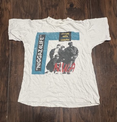 N.W.A NIGGAZ4LIFE 90sヴィンテージTシャツ USA NWA Vintage 0 Sz L-XL 