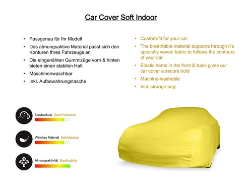 Soft Indoor Car Cover for Nissan 300ZX (Z31) 2+2 - Picture 4 of 5