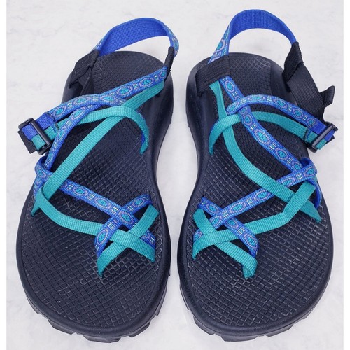 CHACO ZX/2 Classic Performance Strappy Sandal w Vibram Sole Blue Green Women's 9 - Picture 6 of 15