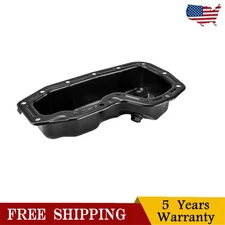 For 2013-2018 Ram 1500 3.6L Engine Oil Pan Steel Black Without Gasket 5184407AE
