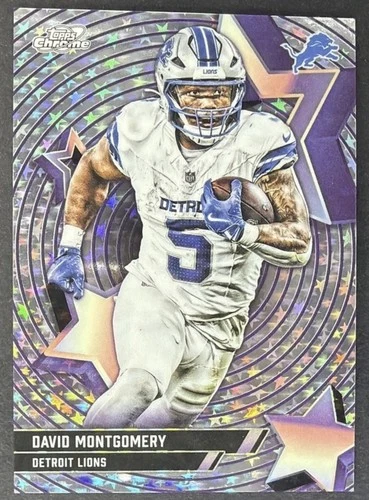 2025 Topps Cosmic Chrome David Montgomery Base (RAW)