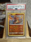 2019 Pokemon Sun & Moon Hidden Fates Charmander Reverse Foil Holo #7 PSA 8