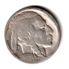 1918 D Buffalo nickel acid dated