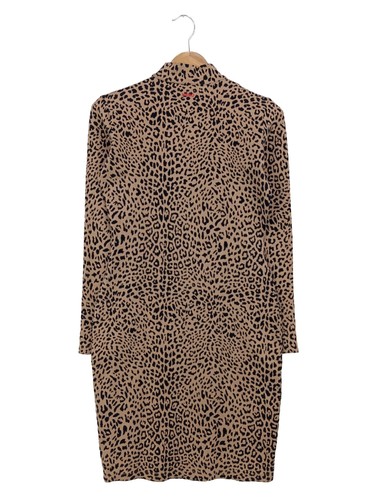 HUGO BOSS Vestido de manga larga Mujeres Vestido Talla EU 38 crema-negro - Imagen 2 de 6