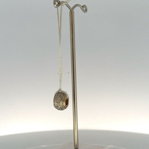 MICHAEL HILL MHJ 10CT YELLOW GOLD DIAMOND EUROPEAN STYLE CHARM - Picture 17 of 20