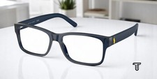 RALPH LAUREN POLO PH2117 5470 Navy Blue Demo Lens 54 mm Men's Eyeglasses