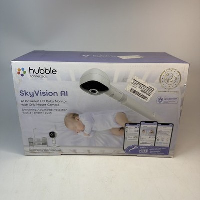 SkyVision AI-Enhanced HD Smart Baby Monitor, 1 Camera, Mounts, Smart Rollover...