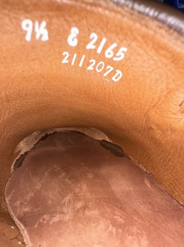 NEW Allen Edmonds ‘Randolph’ Slip On Penny Loafer- Walnut Brown Mens 9.5 E - Picture 7 of 8