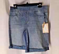 NYDJ Not your Daughter Jeans Shorts pull up 2 stretch Denim rolled cuff NWT