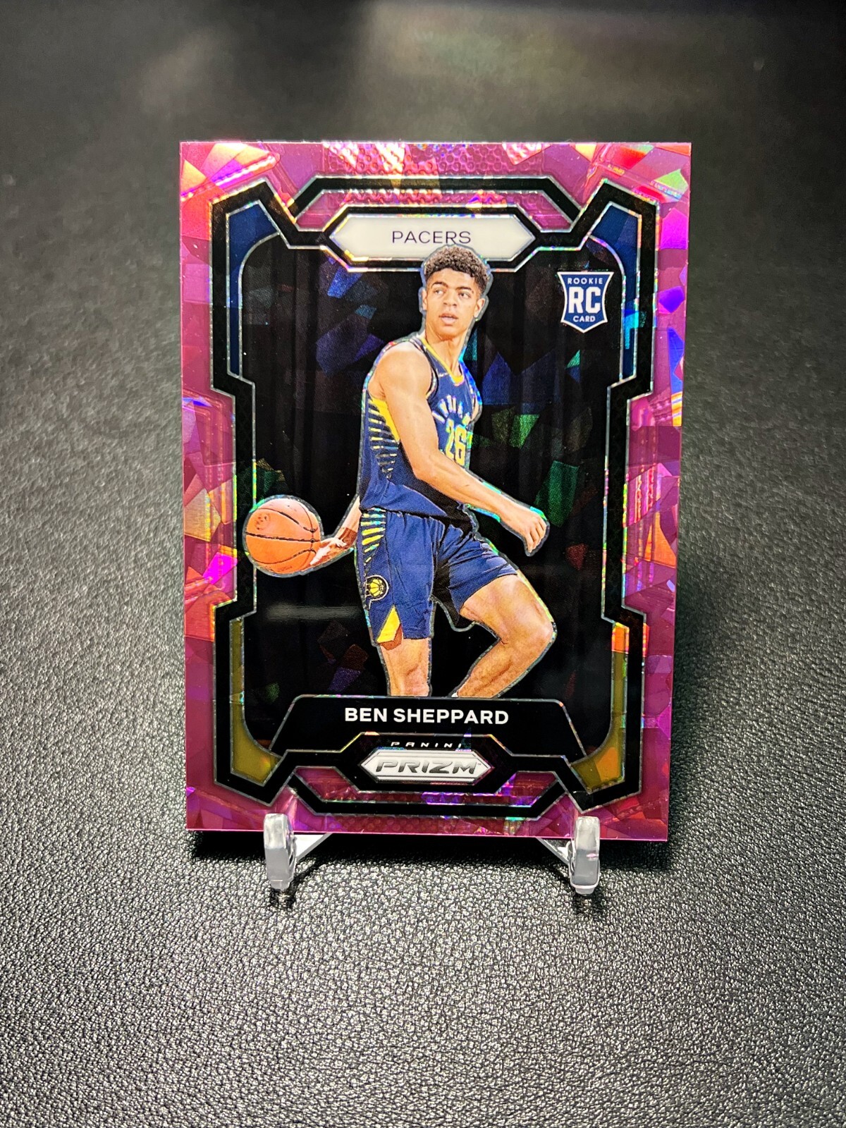 2023 Prizm Basketball Pink Ice Ben Sheppard Indiana Pacers Rookie RC #172
