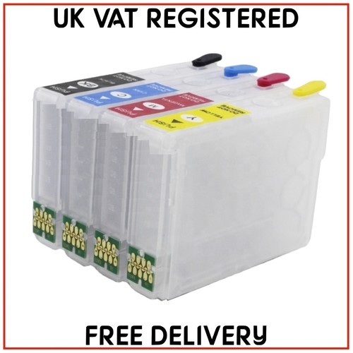 604XL Refillable ARC Cartridge For Epson XP2200 XP2205 XP3200 XP3205 Set non-oem - 第 1/1 張圖片