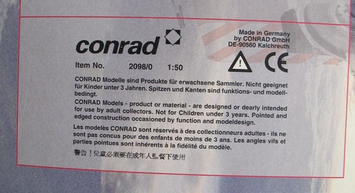 Conrad 2098/0 TEREX DEMAG AC 500-1 Teleskopkran SSL Class 1:50 Crane Auto Kran - Picture 5 of 7