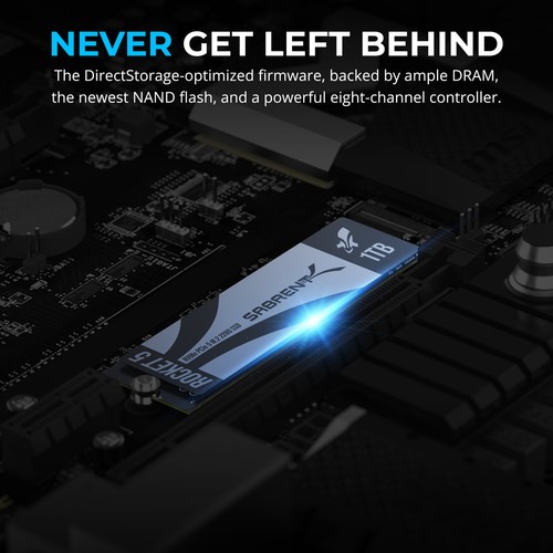 SSD NVMe SABRENT Rocket 5 1 To Advanced Performance M.2 PCIe GEN 5 14 Go/s - Photo 6/6