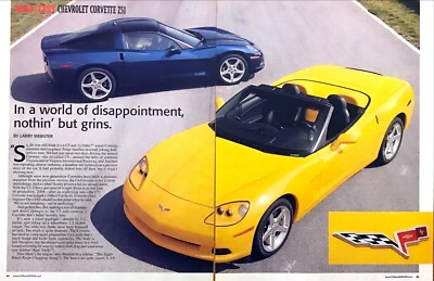 2005 Chevrolet Corvette Z51 Coupe Convertible Road Test Tech Data Review Article
