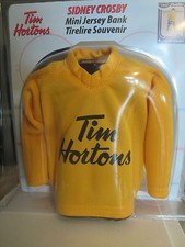 Tim Hortons  / SIDNEY CROSBY Mini Jersey Piggy Bank #8 Timbits 