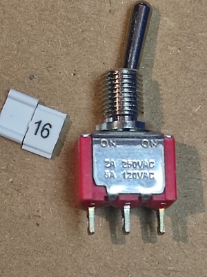 Eledis 1A DPDT Kippschalter Einschalten 2A 250V  5A 125V