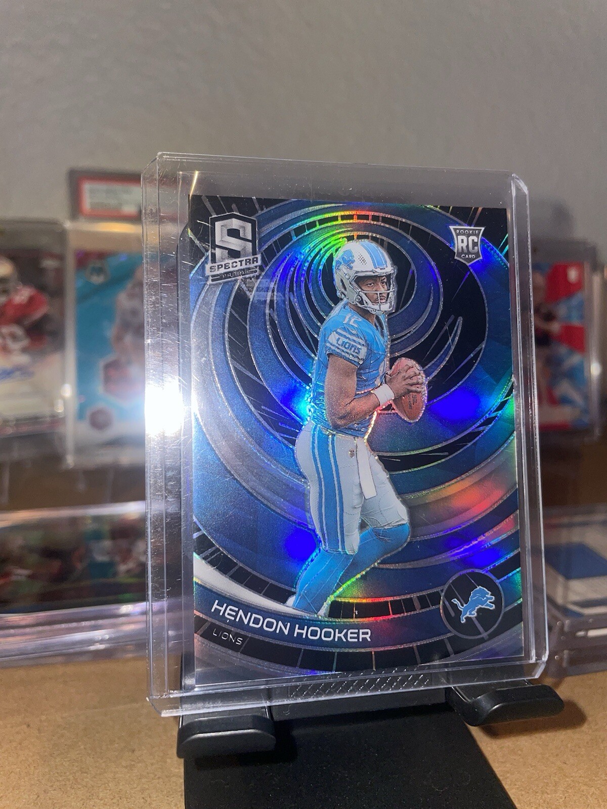 2023 Panini Spectra Hendon Hooker Hyper RC /75 #152 Lions