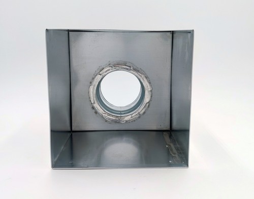 Boite à eau 200 x 200 ZINC ou CUIVRE naturel ø 80 ou 100 mm NEUF gouttière 🇫🇷 - Afbeelding 13 van 23