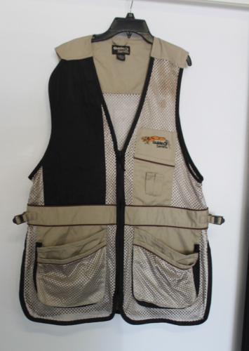 Gander Mountain Vest Mens LARGE Beige Hunting Outdoors Guide Series - Afbeelding 1 van 4