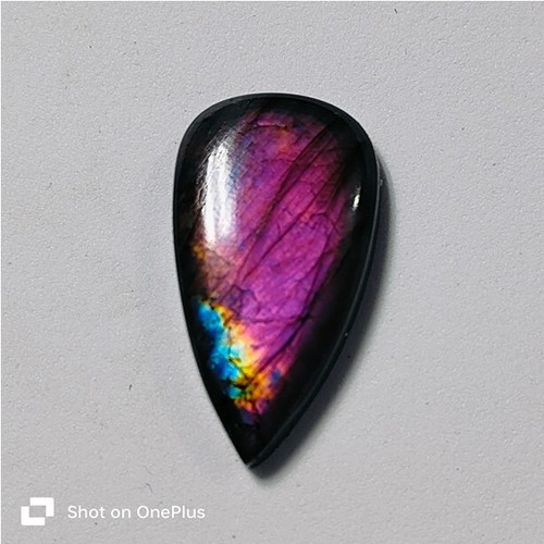 Piedra Espectrolita Arco Iris Labradorita Natural Cabujón Piedra Preciosa 25 Ct. ME-10468 - Imagen 1 de 8