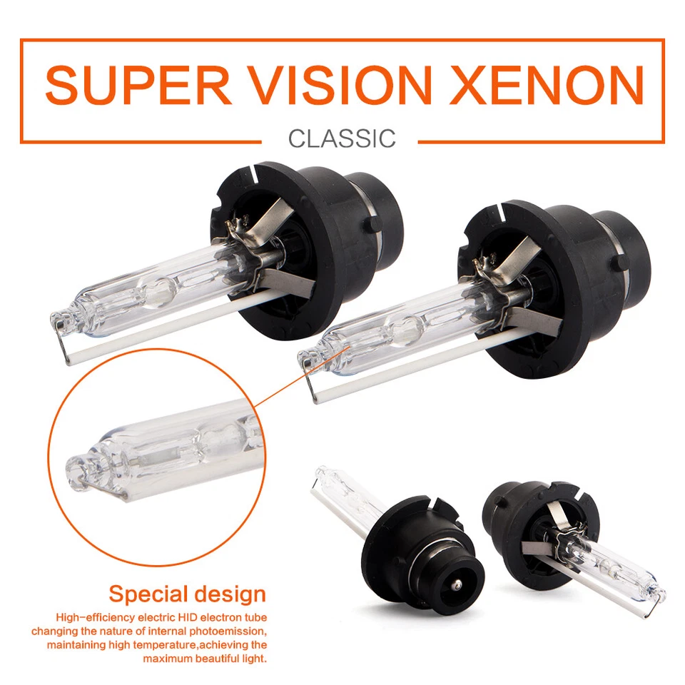 2x D2R D2S 6000K HID Xenon Headlight bulbs For Mazda Nissan Toyota Lexus Subaru - Image 3 of 4