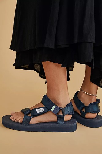 Suicoke Depa-Cab Black Sandals Womens 