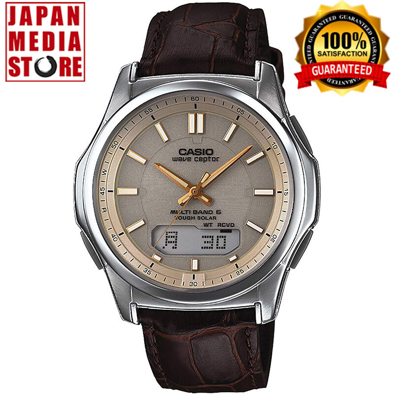 CASIO WAVE CEPTOR WVA-M630L-9AJF Solar Atomic Radio Leather Band