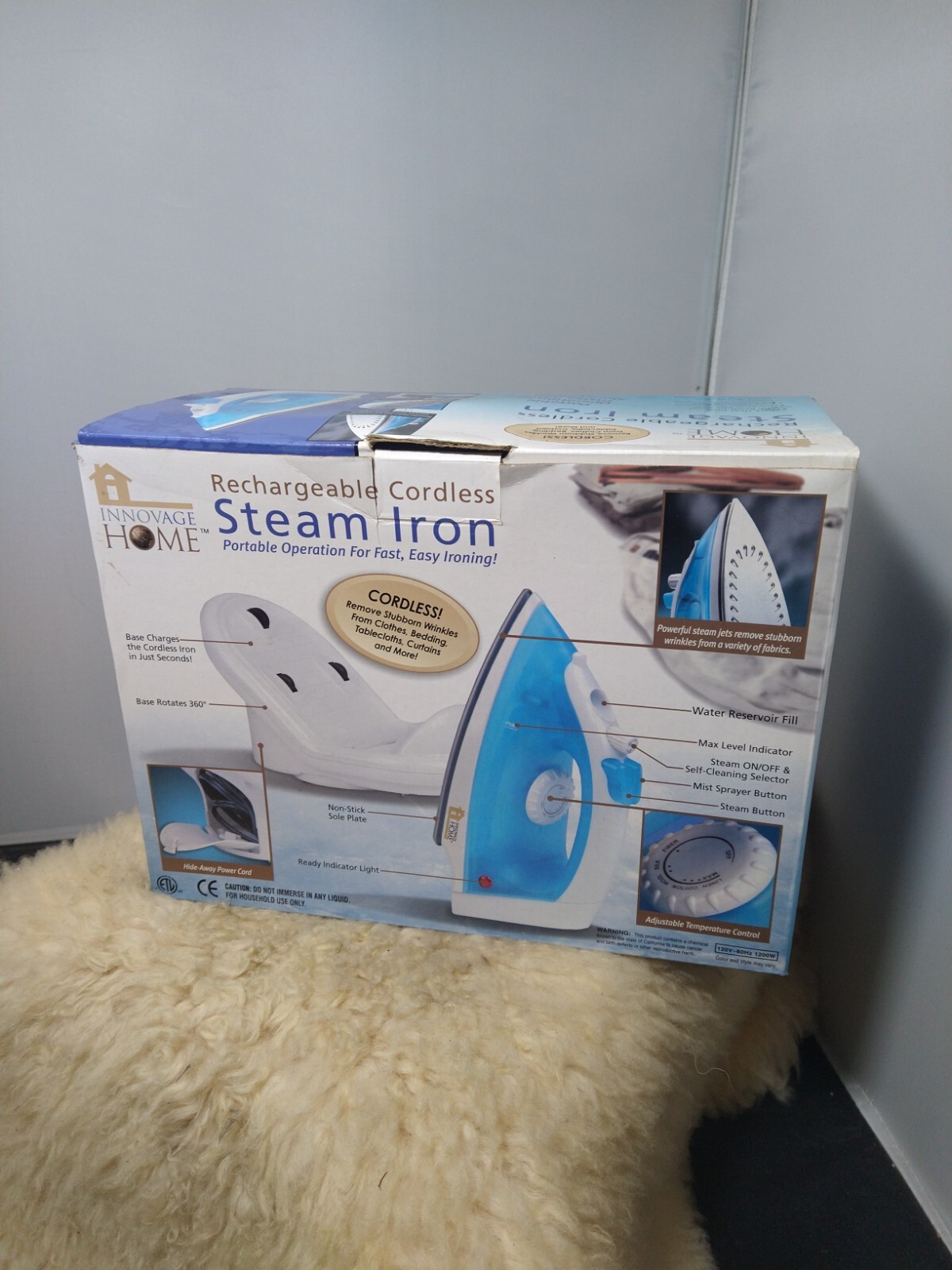 innovage home cordless iron