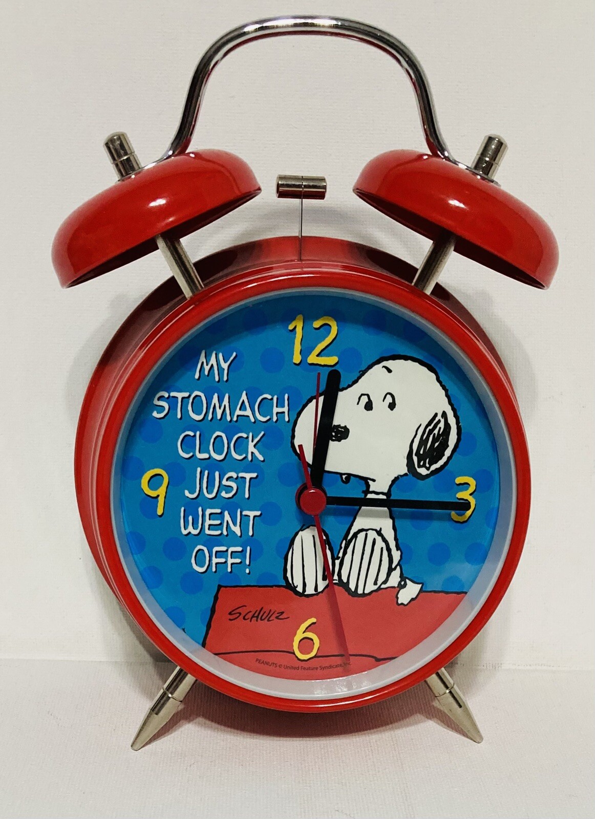 Peanuts Twin Bell Alarm Clock