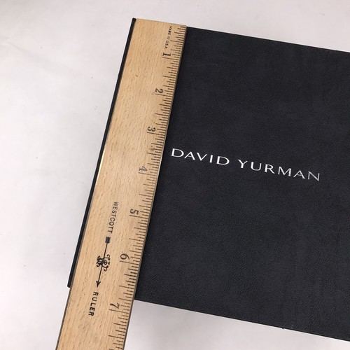 David Yurman Scatola Regalo Vuota Gioielli Grigio 6,75 x 6,75 x 3 Pollici VUOTA - Foto 10 di 10