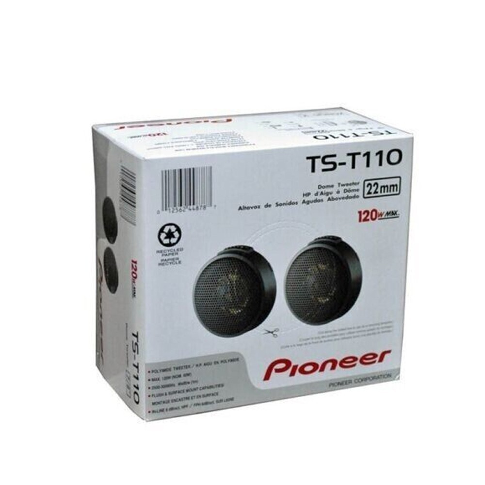 Динамики Pioneer для автомобилей и грузовиков 400-ваттные 3-полосные 6x9 и 120-ваттные 78 твитеры TS-T110