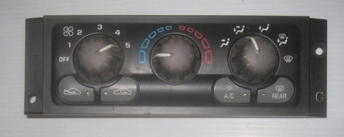 2001-05 PONTIAC Montana HEATER & A/C CLIMATE TEMPERATURE CONTROL UNIT - OEM - Picture 4 of 5