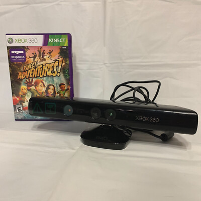 Official Microsoft Xbox 360 Kinect Sensor Bar [Model 1414] w/ Kinect Adventures 
