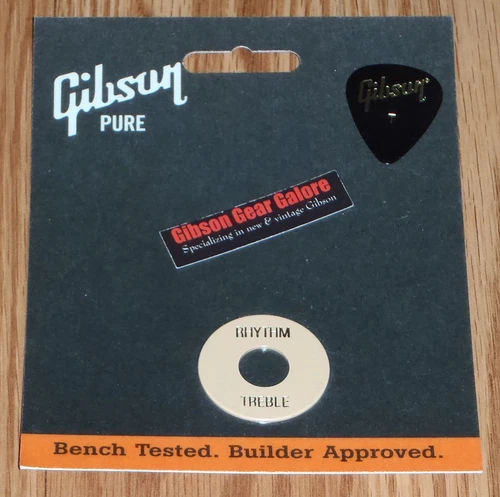 Gibson Les Paul Switch Washer Creme Ring Toggle Surround Cream Gold Guitar Parts