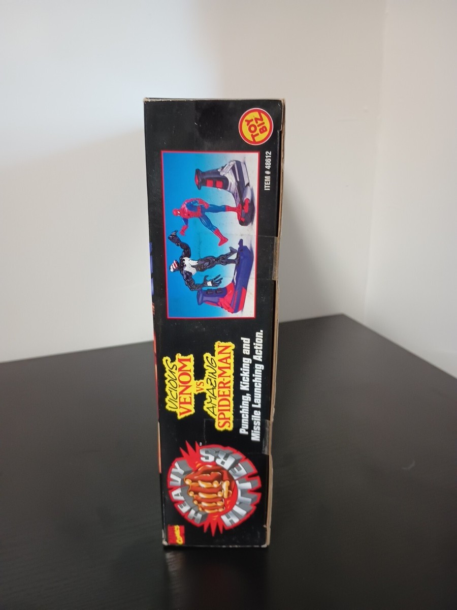 MARVEL HEAVY HITTERS VENOM VS SPIDER MAN set Vintage 1996 NEW in
