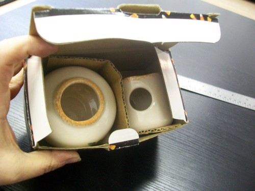 Hermitage Halloween/Fall Ceramic Spongeware Pumpkin Potpourri/Candle Holder; NIB - Picture 12 of 12