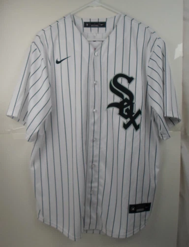 NWT $115 Men's Chicago White Sox Nike White Home Team Jersey (L) NO NAME/NUMBER