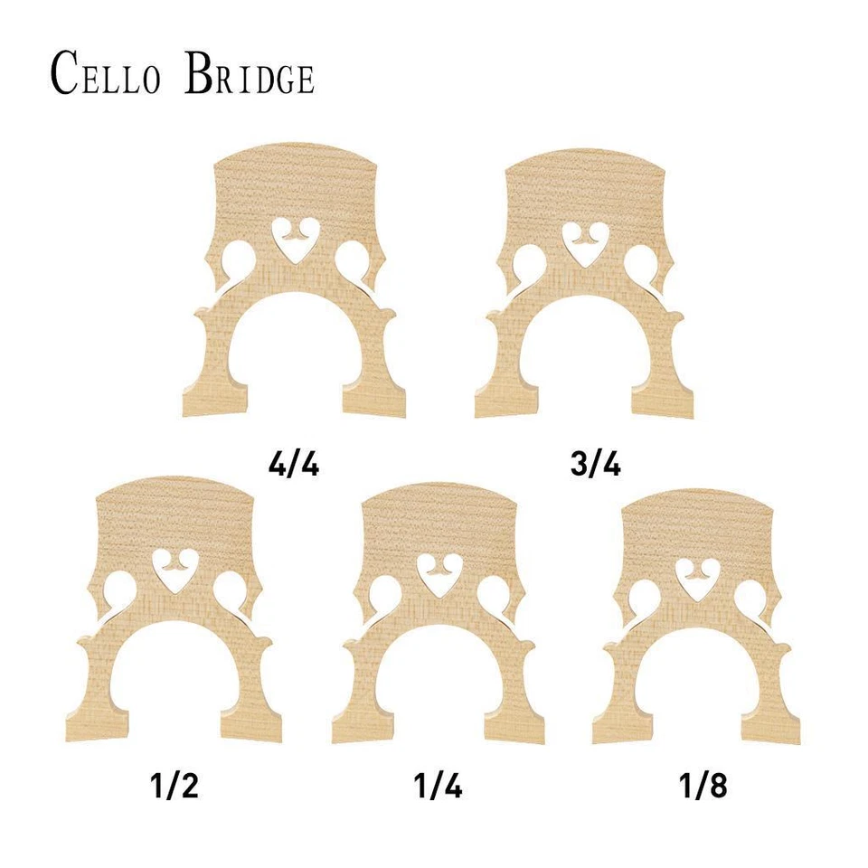 Accessorio Per Parti Di Strumenti  Ponte Per Violoncello In Legno Di - Immagine 3 di 4