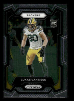2023 Panini Prizm #336 Lukas Van Ness Rookie Green Bay Packers