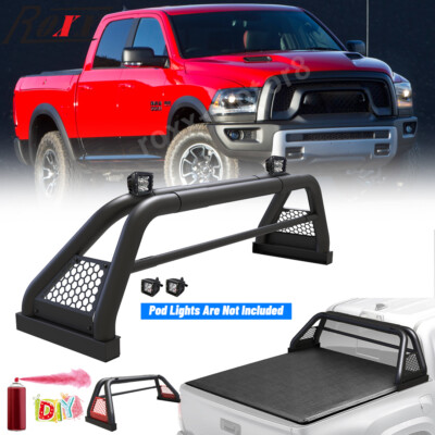 Roll Sport Bar Chase Rack Bed Bar Steel For 1994-2025 Dodge Ram 1500 ...