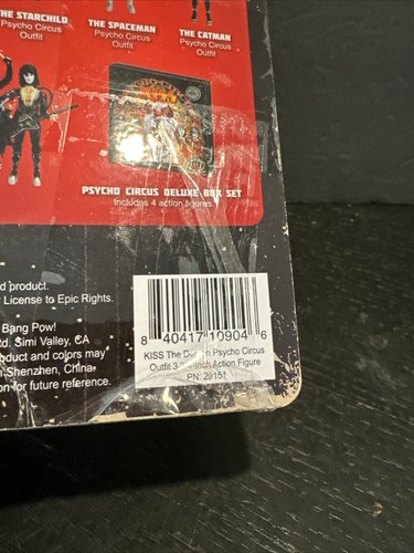 Kiss Bif Bang Pow Gene Simmons Psycho Circus Figure Series 4 New Open Package - Picture 12 of 12