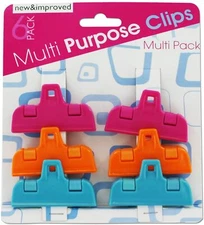 Small Size Multi-Purpose Food Bag Sealing Clip - 6 Pack