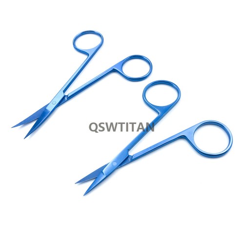 Iris Scissors Eye surgery suture scissors double eyelid tool Ophthalmic tool - Picture 8 of 14