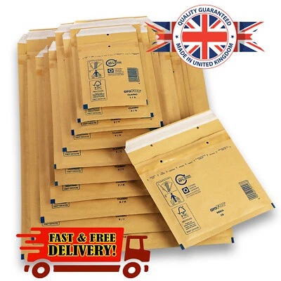 AROFOL GENUINE GOLD BUBBLE PADDED ENVELOPES MAILERS BAGS *ALL SIZES / QTY'S*