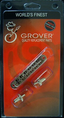 Grover 521N Tune-O-Matic Nashville Style Bridge, Nickel