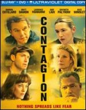 Contagion 2 Discs  Includes Digital Copy  Blu-ray/DVD  UltraViolet : Used