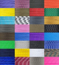 550 LB Paracord with Reflective Tracers - Type III, 7 Strand Core- 250'  1000'