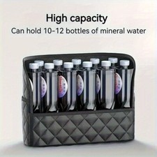 Sleek Faux Leather Car Organizer Handbag   Keep Belongings Secure  Within Reach